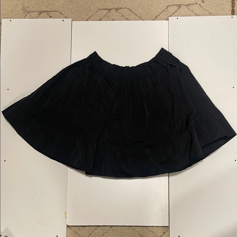 Marc By Marc Jacobs Black High-Low Skater Skirt